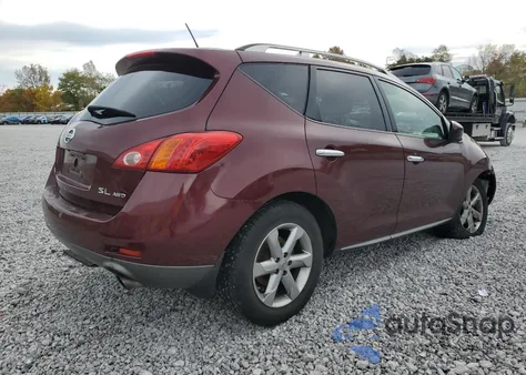 2009 Nissan Murano S z USA, uszkodzony, nr VIN JN8AZ18W39W204332
